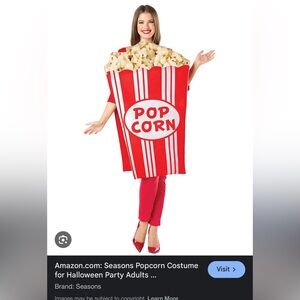 Popcorn costume- like new